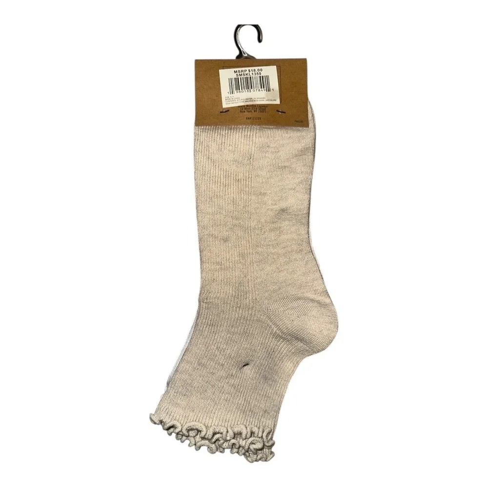 Steve Madden 3 Pack Ruffle‎ Anklet Socks, Womens Size 5-10
